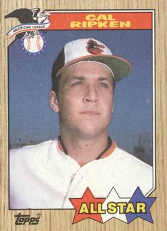 Cal Ripken Jr. 1987 Topps #609 Base (League Leaders) RAW