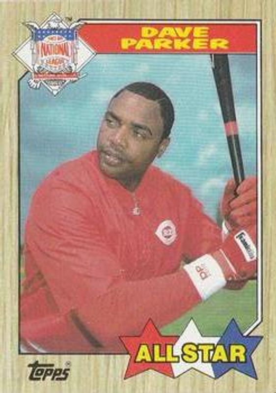 Dave Parker 1987 Topps #600 Base (League Leaders) RAW