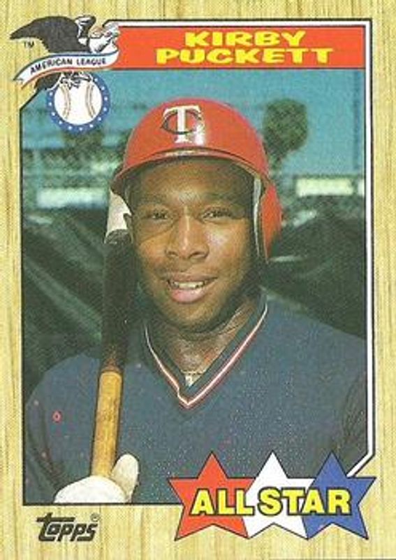 Kirby Puckett 1987 Topps #611 Base (League Leaders) RAW