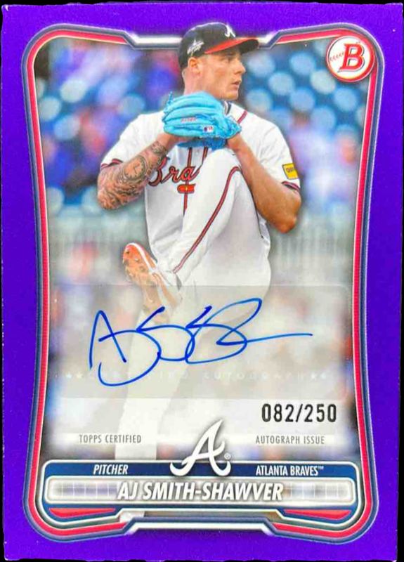2026 Bowman #PRV-AS Rookies & Veterans Retail Autographs - Purple Border /250