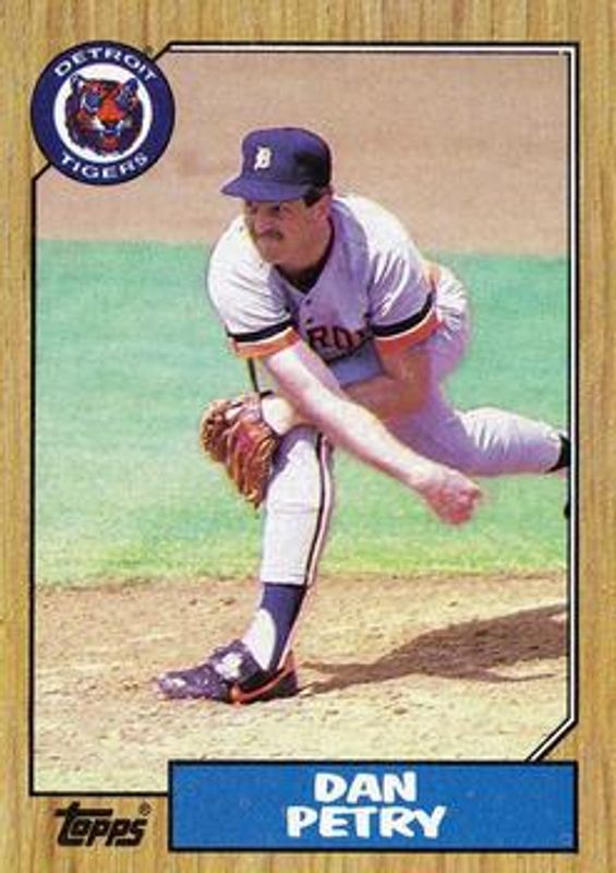 Dan Petry 1987 Topps #752 Base RAW