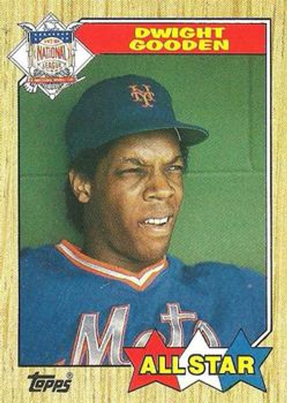 Dwight Gooden 1987 Topps #603a Base RAW