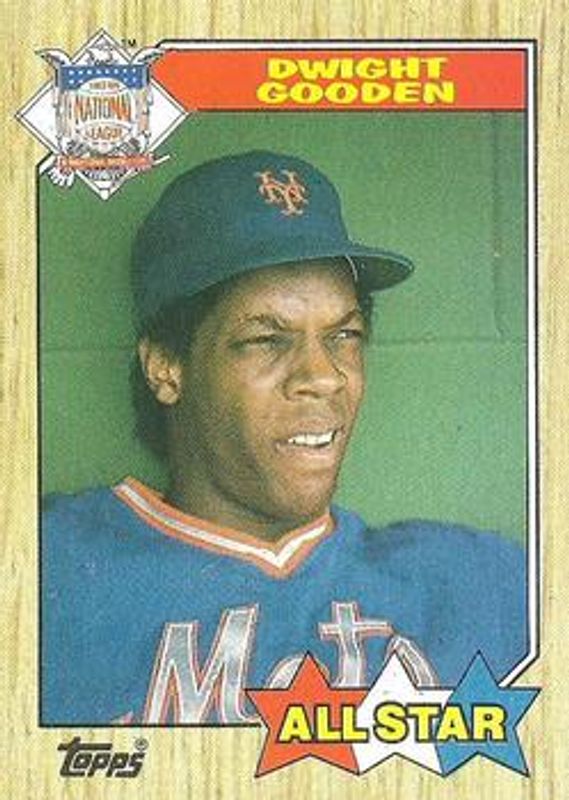 Dwight Gooden 1987 Topps #603b Base RAW