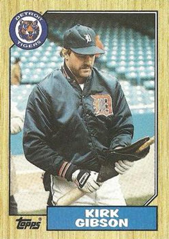 Kirk Gibson 1987 Topps #765 Base RAW