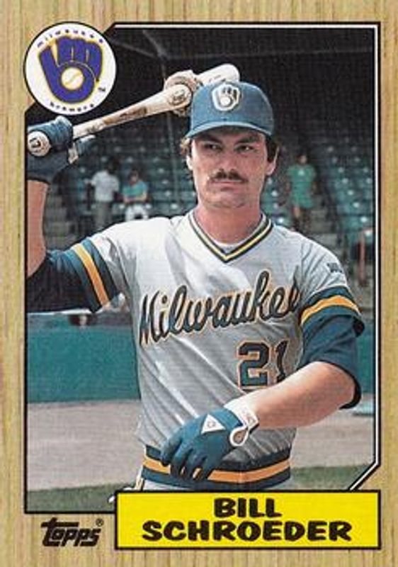 Bill Schroeder 1987 Topps #302 Base RAW