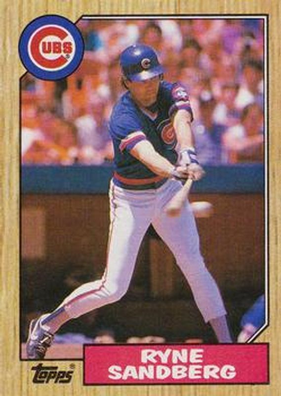 Ryne Sandberg 1987 Topps #680 Base RAW