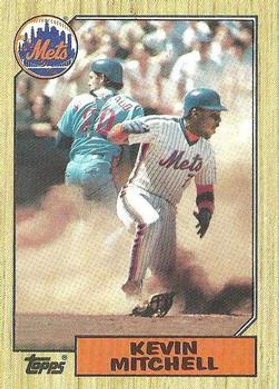 Kevin Mitchell 1987 Topps #653 Base Rookie RAW