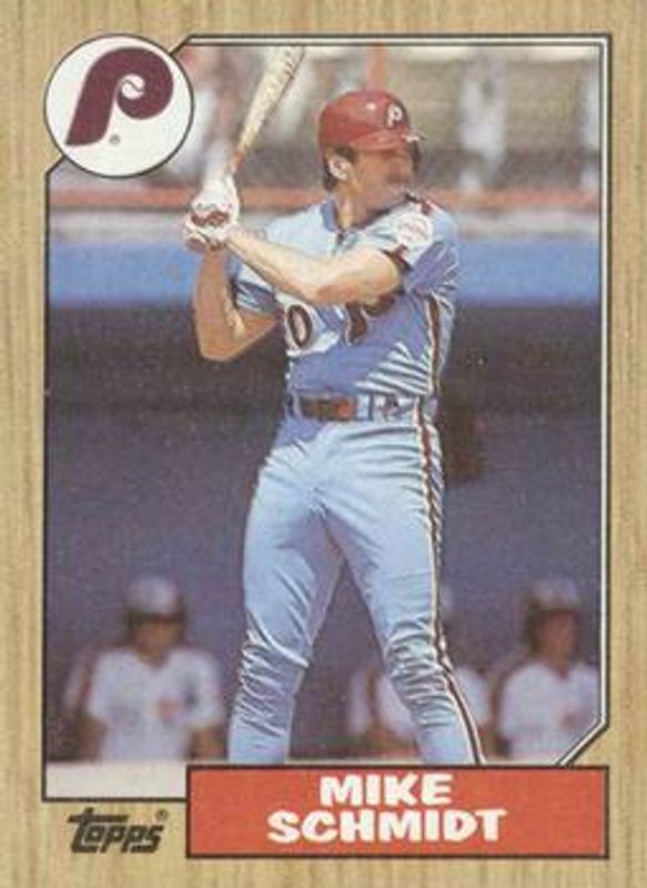 Mike Schmidt 1987 Topps #430 Base RAW