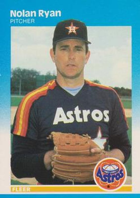 Nolan Ryan 1987 Fleer #67 Base RAW