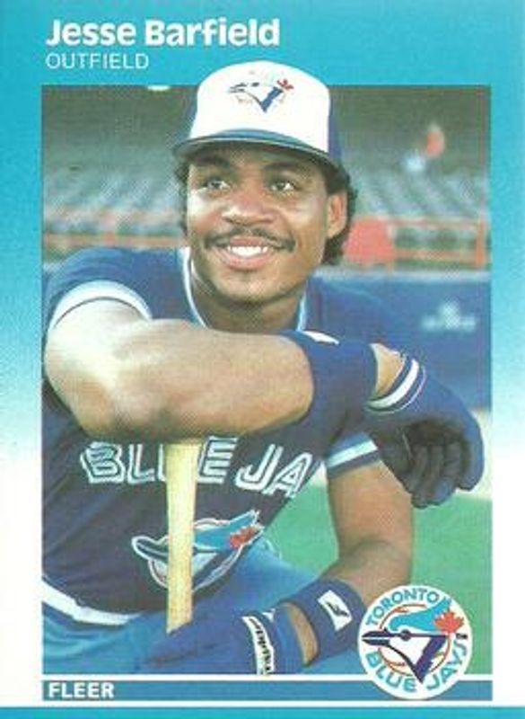 Jesse Barfield 1987 Fleer #219 Base RAW