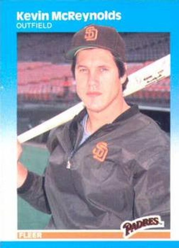 Kevin McReynolds 1987 Fleer #425 Base RAW
