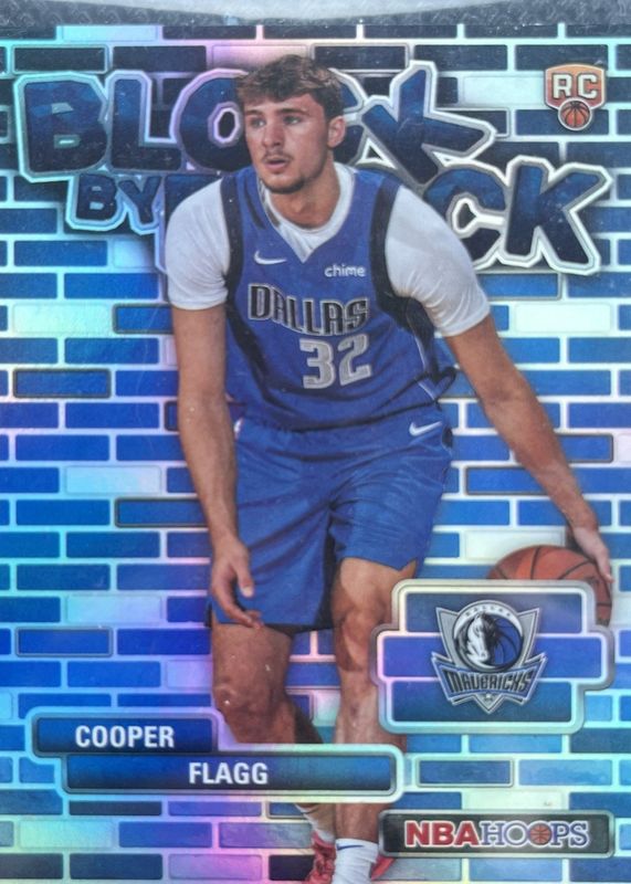 Cooper Flagg 2025 Topps Hoops #BYB-1 Block by Block /(SSP) Price 