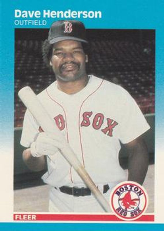 Dave Henderson 1987 Fleer #36 Glossy RAW