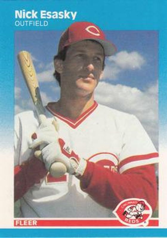 Nick Esasky 1987 Fleer #201 Glossy RAW
