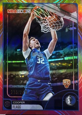 2025 Topps Hoops #35 Rainbow Red & Orange Foil /249