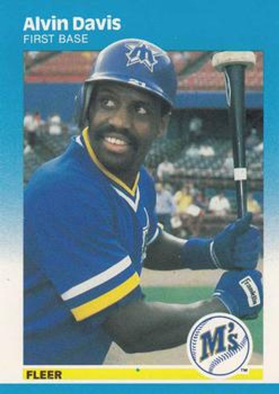 Alvin Davis 1987 Fleer #584 Glossy RAW