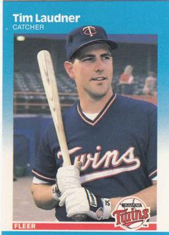 Tim Laudner 1987 Fleer #546 Glossy RAW