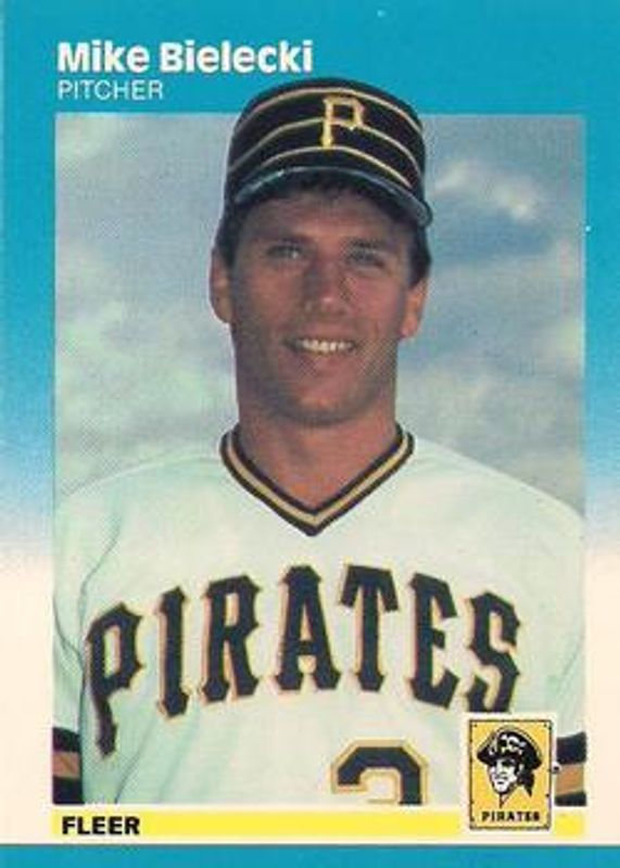 Mike Bielecki 1987 Fleer #603 Glossy RAW