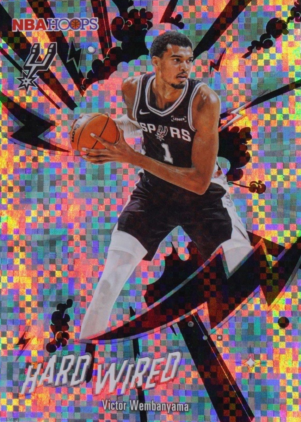 Victor Wembanyama 2025 Topps Hoops #HW-6 Hardwired - Light Burst