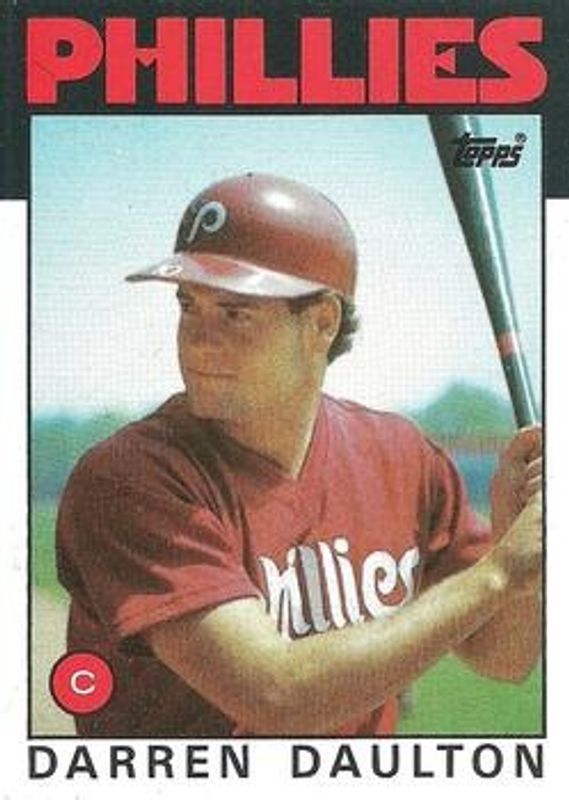 Darren Daulton 1986 Topps #264 Base Rookie RAW