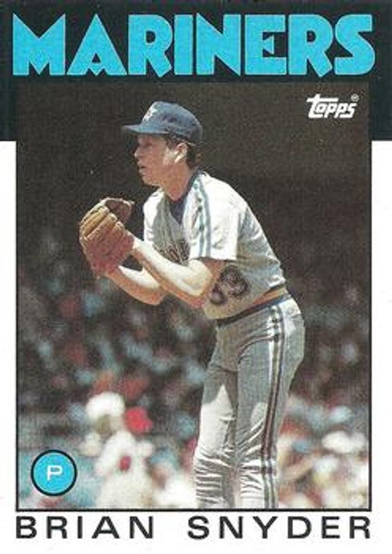 Brian Snyder 1986 Topps #174 Base RAW