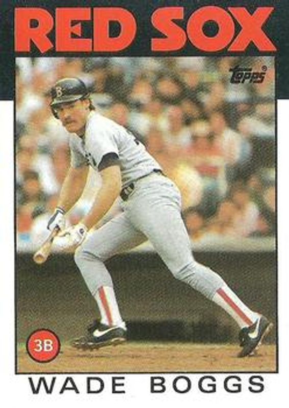 Wade Boggs 1986 Topps #510 Base RAW