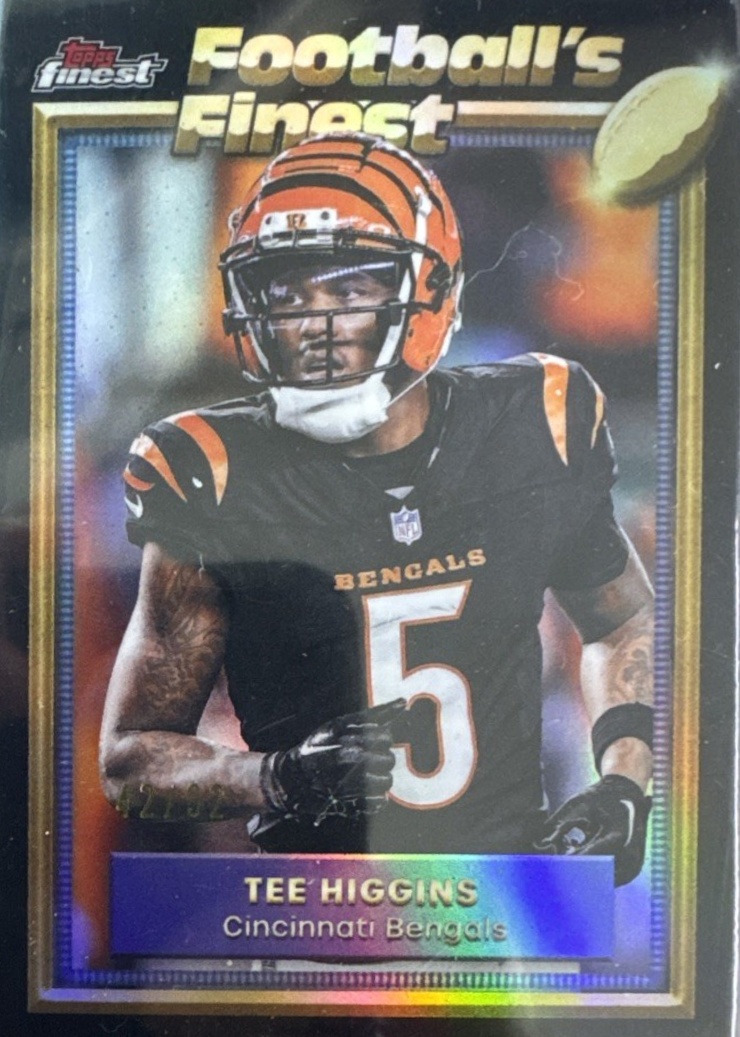 Tee Higgins 2025 Topps Finest #92-8 1992 Finest /92 Price Guide
