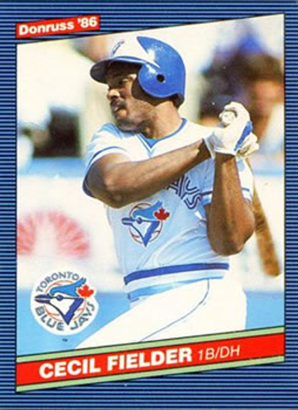 Cecil Fielder 1986 Donruss #512 Base RAW