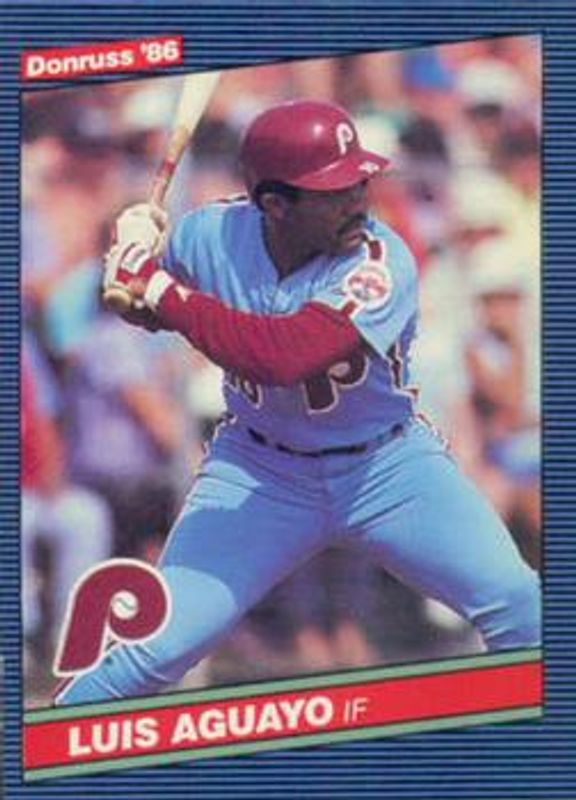 Luis Aguayo 1986 Donruss #503 Base RAW