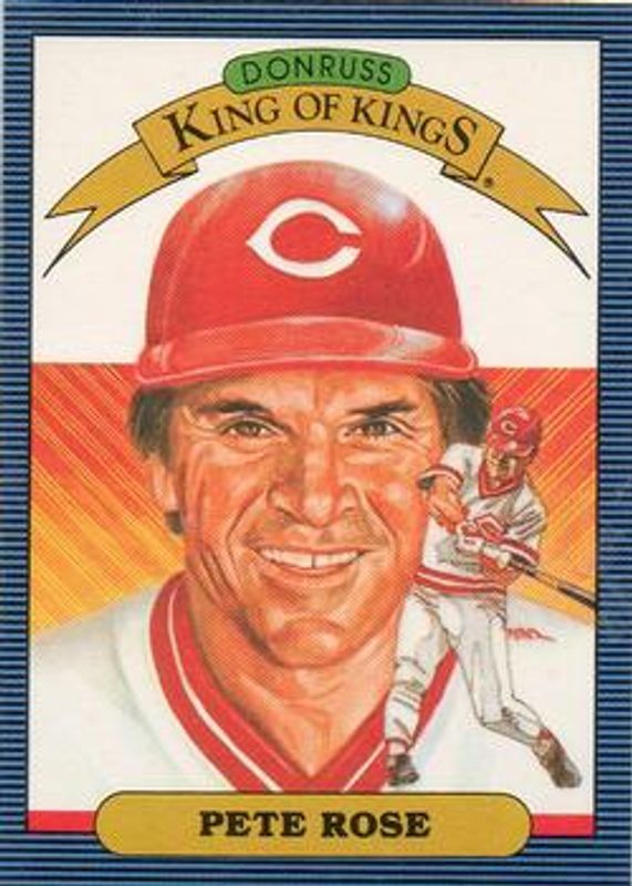 Pete Rose 1986 Donruss #653 Base (King of Kings) RAW