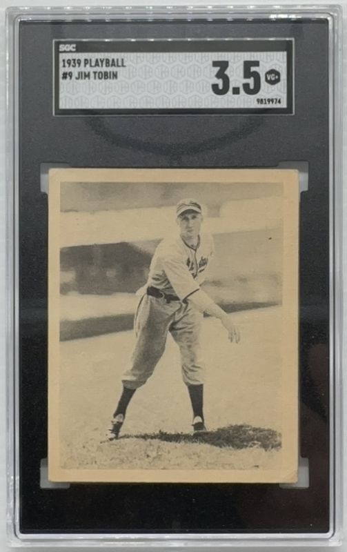 Jim Tobin Baseball Cards Price Guide - Sports Card Investor