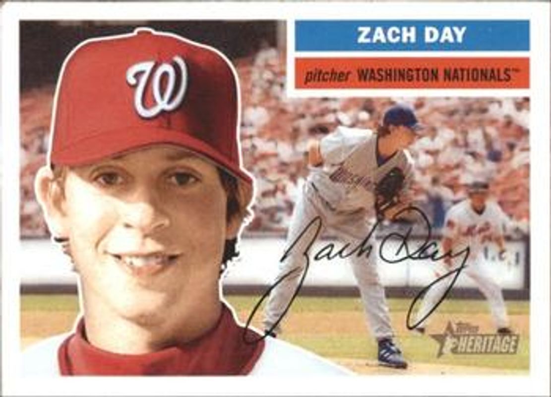 Zach Day 2005 Topps Heritage #48 Base RAW