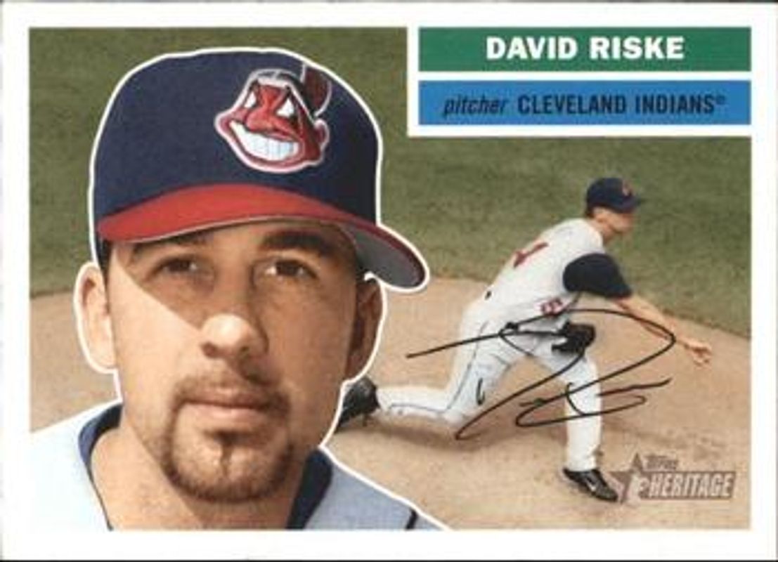 David Riske 2005 Topps Heritage #58 Base RAW