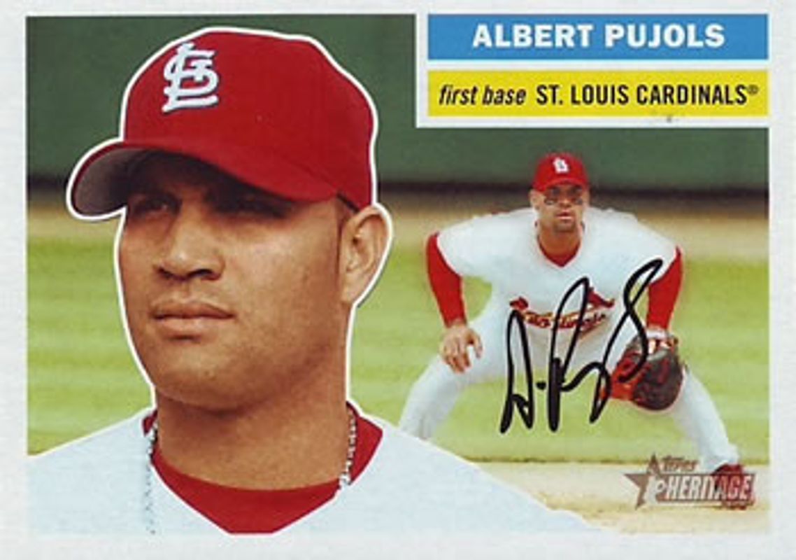 Albert Pujols 2005 Topps Heritage #31 Base RAW