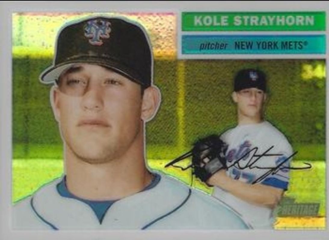 Kole Strayhorn 2005 Topps Heritage #THC99 Chrome - Refractor /556 Rookie RAW