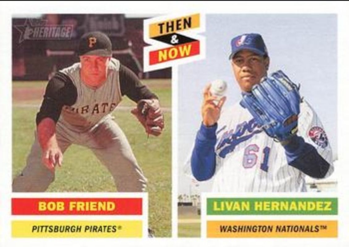 2005 Topps Heritage #TN4 Then and Now