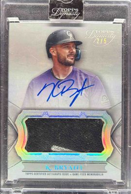 2024 Topps Dynasty #ABG-KB Autographed Batting Glove