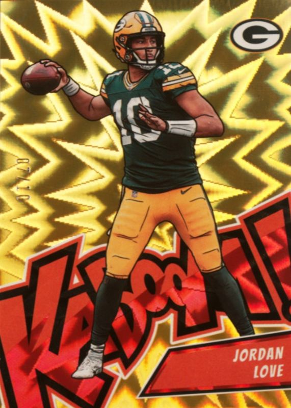 Jordan Love 2023 Absolute #K9 Kaboom! (Vertical) - Gold /10 Price