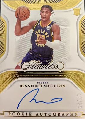 2022 Flawless #DA-BNM Distinguished Autographs - Gold /10
