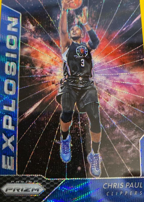 2016 Prizm #8 Explosion - Blue Wave /99