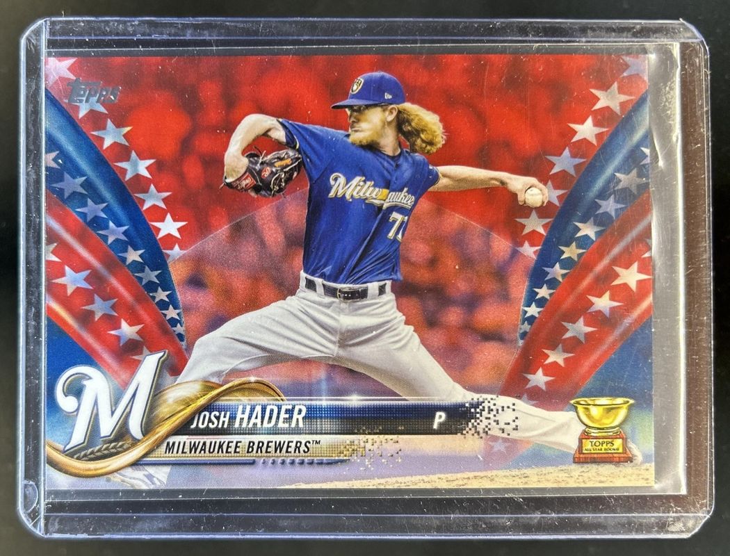 Josh Hader 2018 Topps #357 Independence Day /76 Price Guide