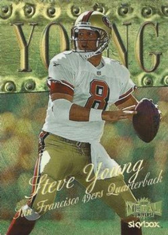 Steve Young 1999 Metal Universe #178 Precious Metal Gems /50 RAW
