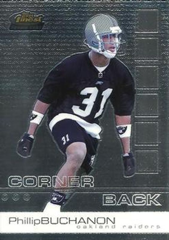 Phillip Buchanon 2002 Topps Finest #107 Base Rookie RAW