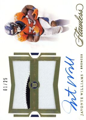 2021 Flawless #RDPA-JWI Rookie Dual Patch Auto (/25)