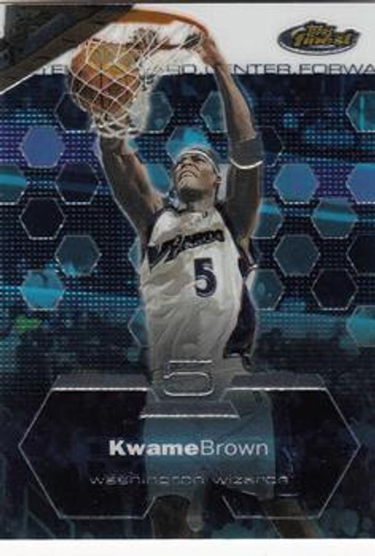 Kwame Brown 2002 Topps Finest #21 Base RAW