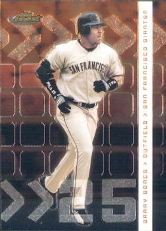 Barry Bonds 2002 Topps Finest #19 Base RAW