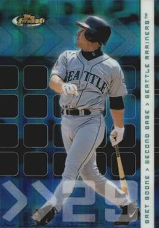 Bret Boone 2002 Topps Finest #94 X-Fractor /299 RAW