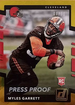 2017 Donruss #356 Press Proof Gold /50