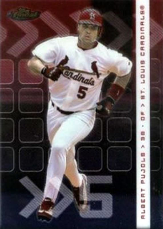 Albert Pujols 2002 Topps Finest #35 Refractor /499 RAW