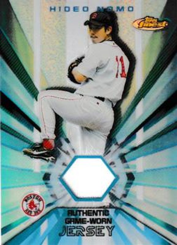 2002 Topps Finest #FRJ-HN Jersey Relics